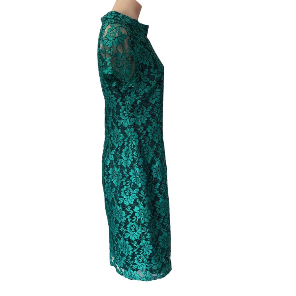🌿 TARGET 🌿 short sleeve green lace dress size 12 - Picture 3 of 7